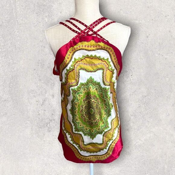 Kouture by Kimora | EUC Strappy Sleeveless Halter Top Size Medium - Picture 1 of 9